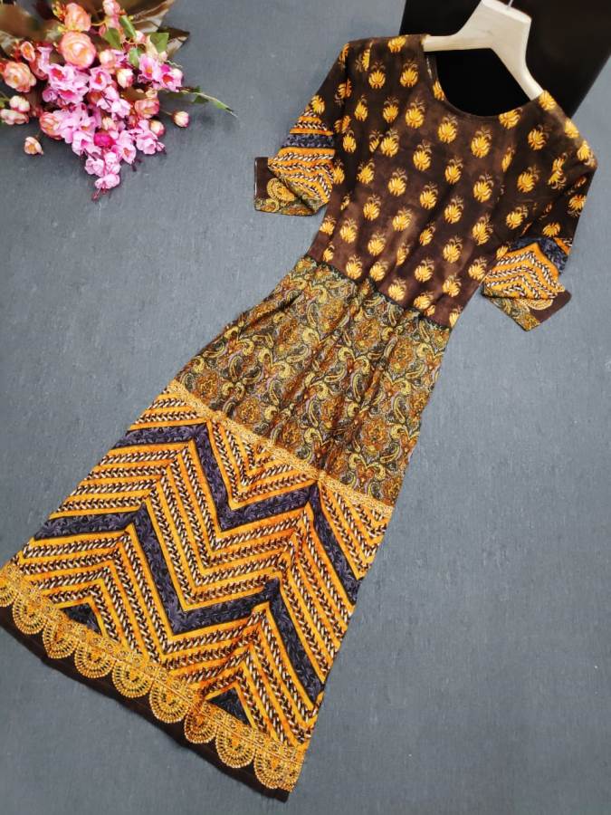 VF Western 2 Casual Wear Rayon Kurti